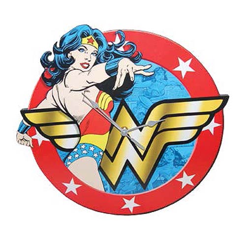 Wonder Woman Wood Wall Clock